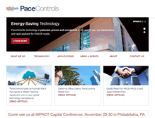 Tablet Screenshot of pacecontrols.com
